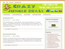 Tablet Screenshot of crazyjungledeals.com